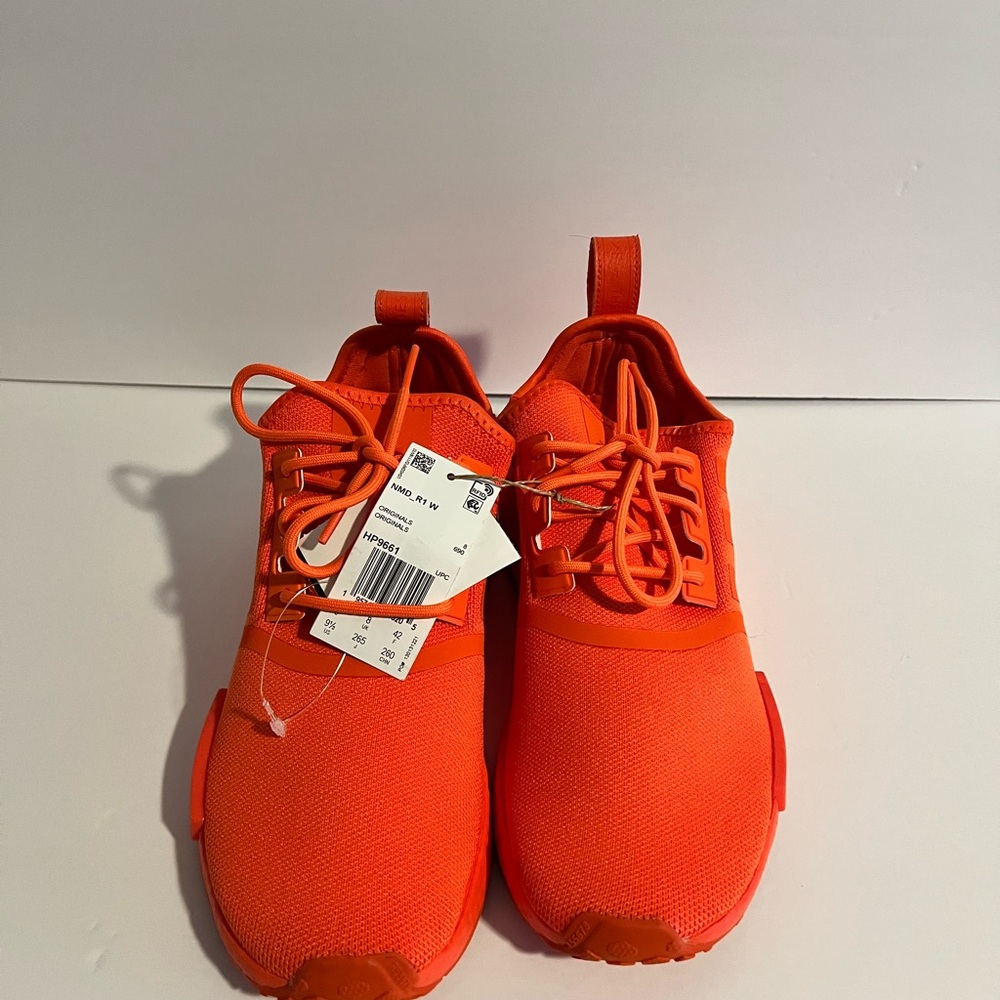 Adidas NMD R1 Athletic Shoes Womens Size 9.5 Impact Orange NEW